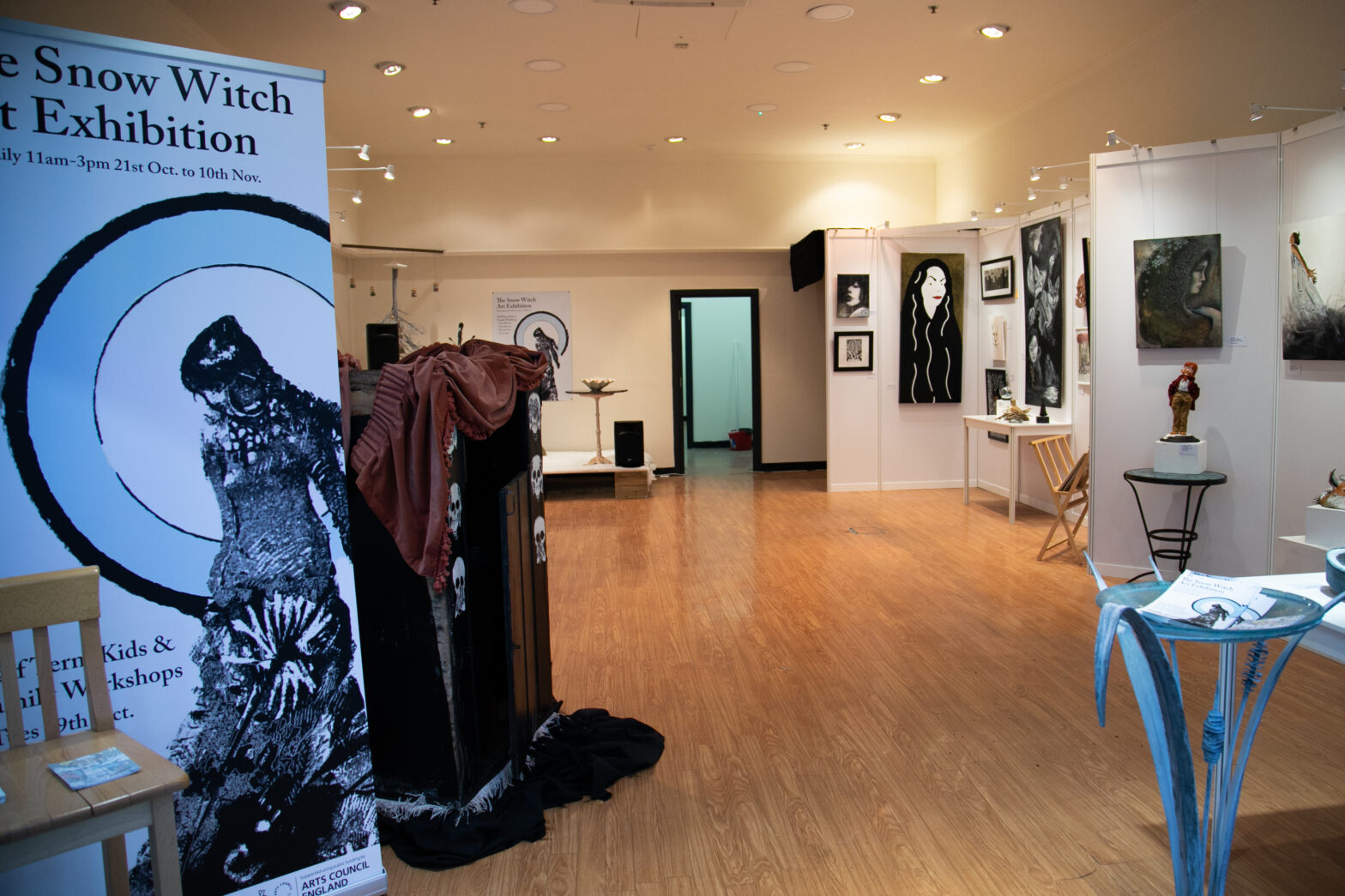 Snow Witch Art Exhibition Cascades Portsmouth